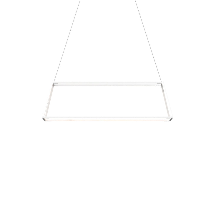 LED Pendant from the Z-Bar collection in Matte White finish