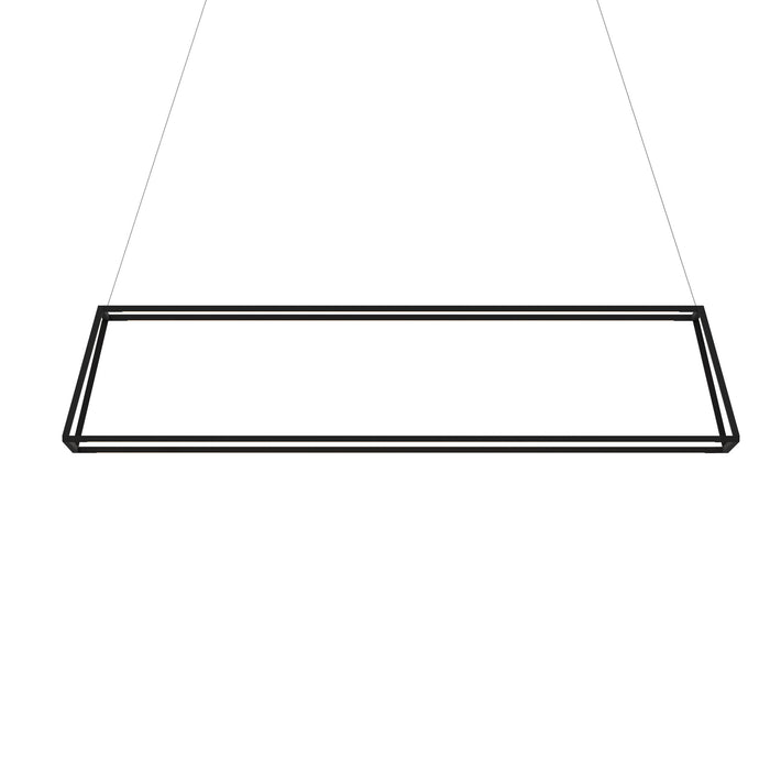 LED Pendant from the Z-Bar collection in Matte Black finish