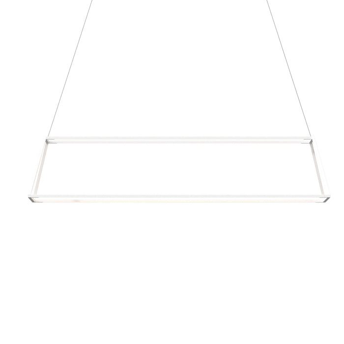 LED Pendant from the Z-Bar collection in Matte White finish