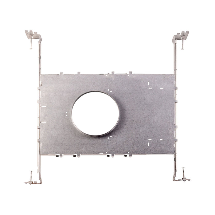 4-inch New Construction - Frame Only from the Mercury collection in Galvanized finish