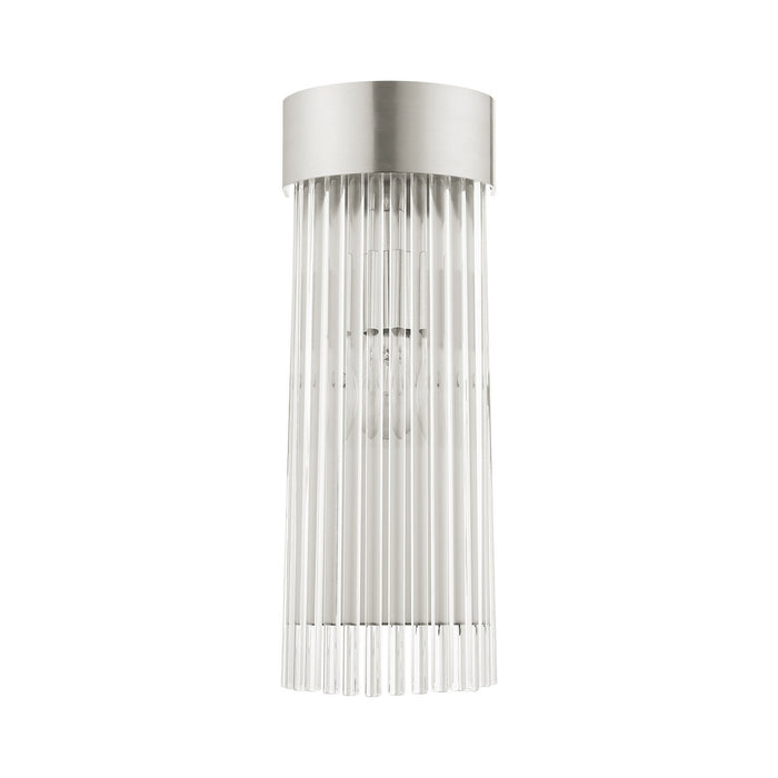 One Light Wall Sconce from the Norwich collection in Brushed Nickel finish
