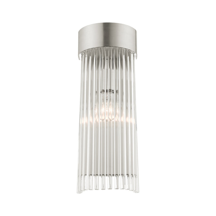 One Light Wall Sconce from the Norwich collection in Brushed Nickel finish