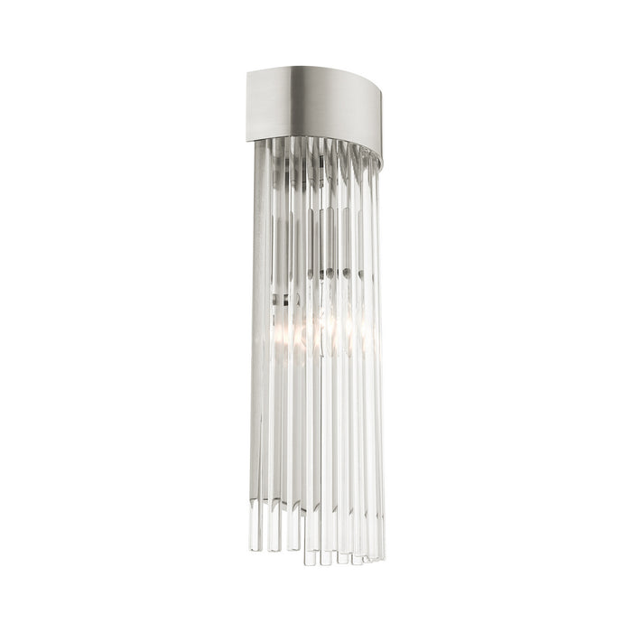 One Light Wall Sconce from the Norwich collection in Brushed Nickel finish