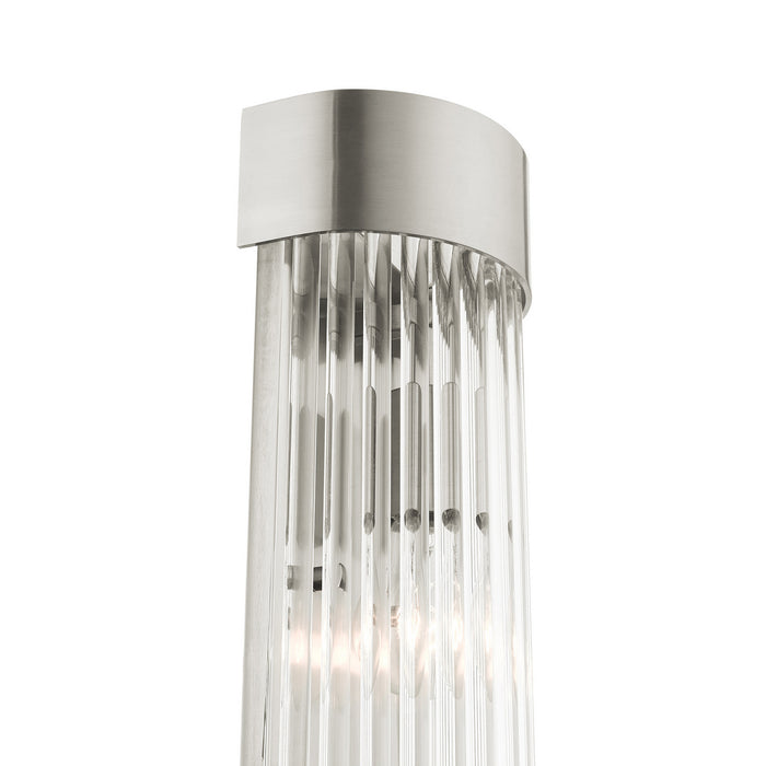 One Light Wall Sconce from the Norwich collection in Brushed Nickel finish