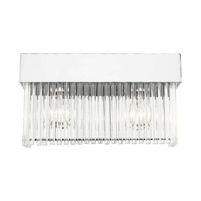 Two Light Wall Sconce from the Norwich collection in Polished Chrome finish