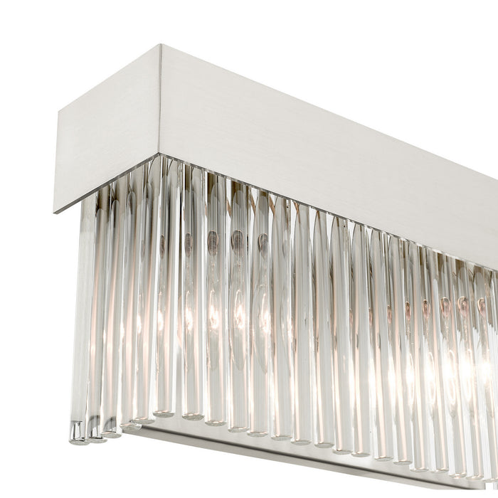 Two Light Wall Sconce from the Norwich collection in Brushed Nickel finish