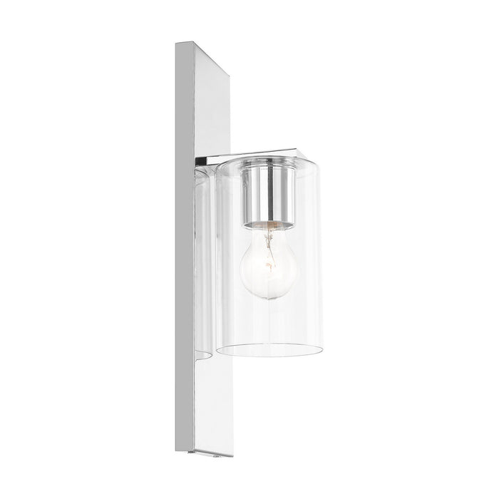 One Light Wall Sconce from the Zurich collection in Polished Chrome finish