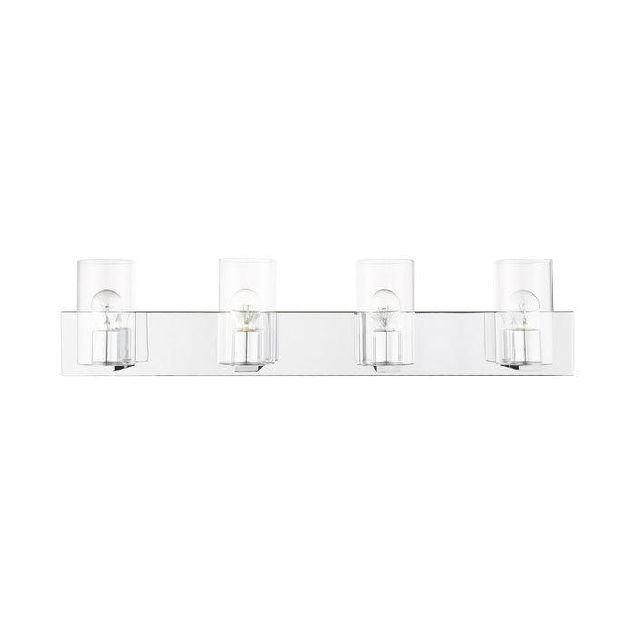Four Light Vanity from the Zurich collection in Polished Chrome finish