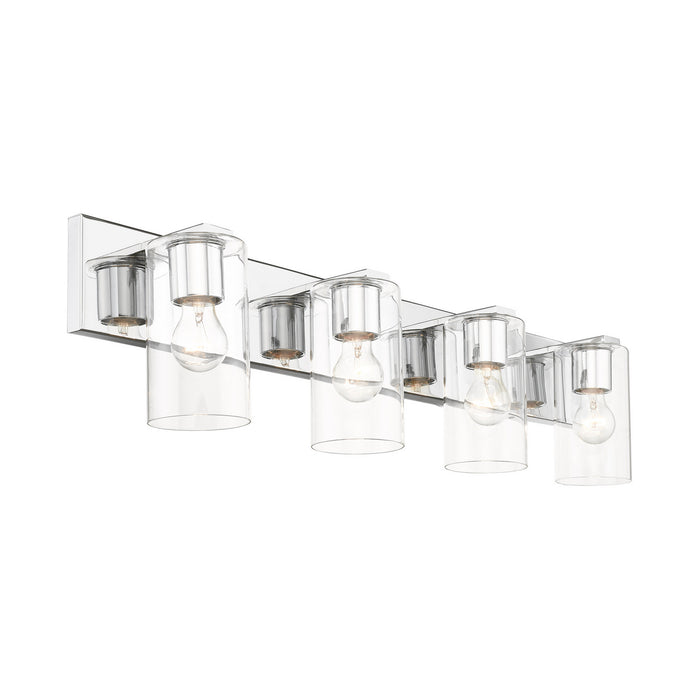 Four Light Vanity from the Zurich collection in Polished Chrome finish