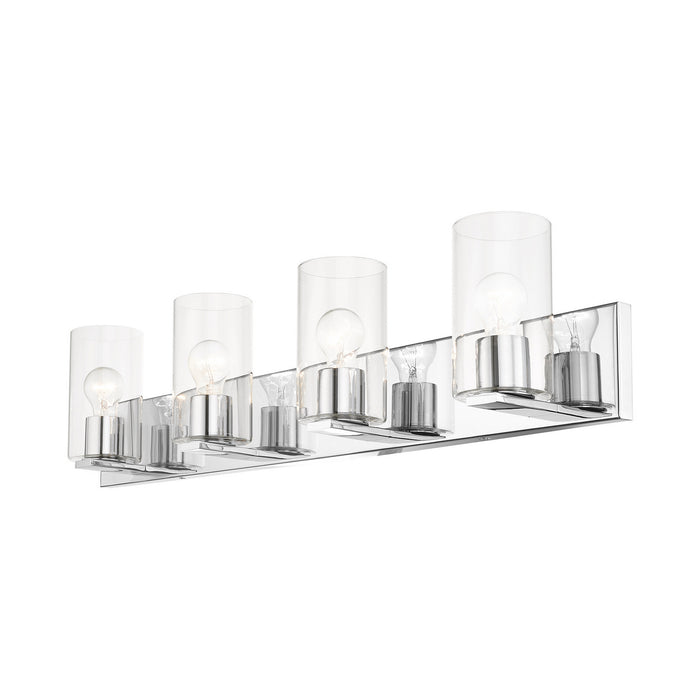 Four Light Vanity from the Zurich collection in Polished Chrome finish