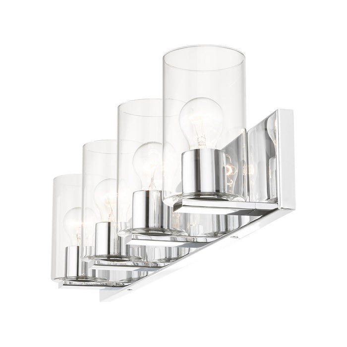 Four Light Vanity from the Zurich collection in Polished Chrome finish