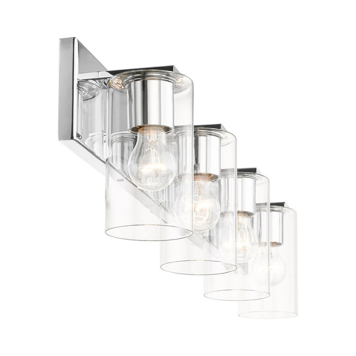 Four Light Vanity from the Zurich collection in Polished Chrome finish