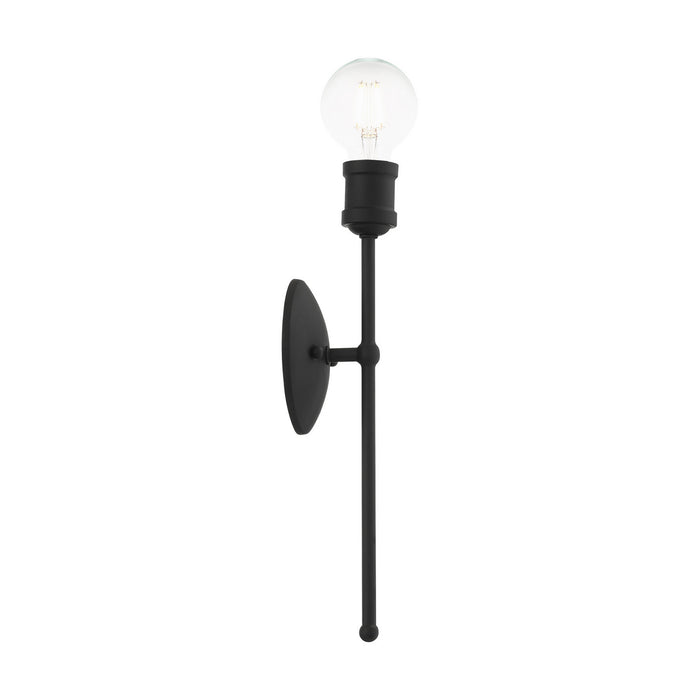 One Light Wall Sconce from the Lansdale collection in Black finish