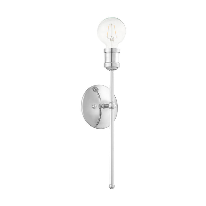 One Light Wall Sconce from the Lansdale collection in Polished Chrome finish