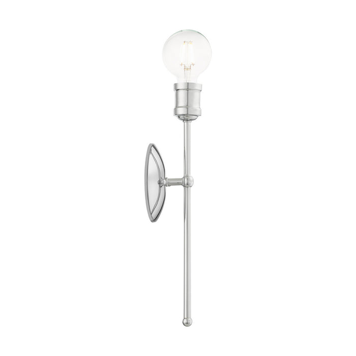 One Light Wall Sconce from the Lansdale collection in Polished Chrome finish