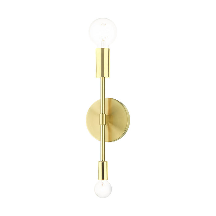 Two Light Wall Sconce from the Blairwood collection in Satin Brass finish