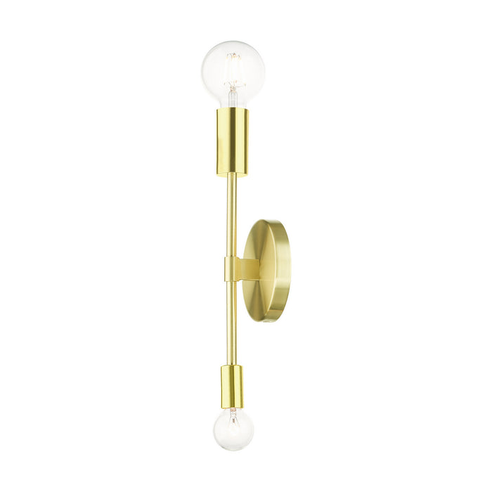 Two Light Wall Sconce from the Blairwood collection in Satin Brass finish
