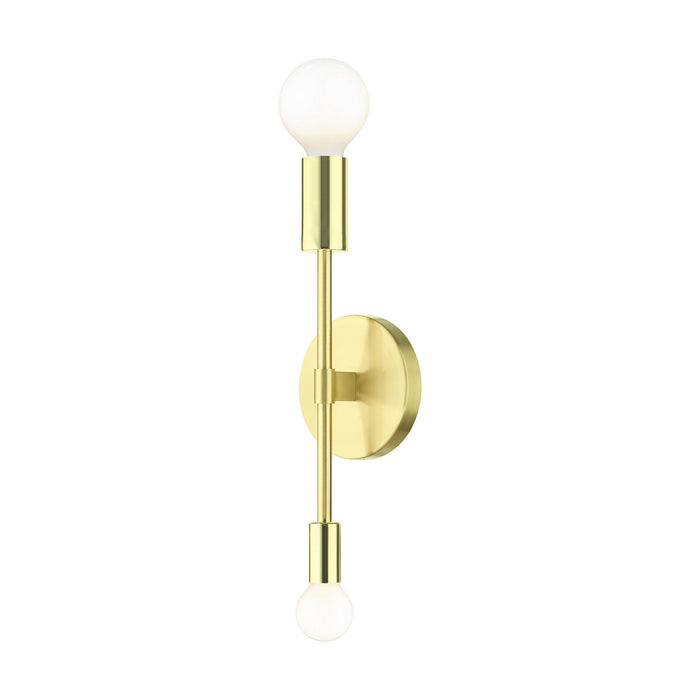 Two Light Wall Sconce from the Blairwood collection in Satin Brass finish
