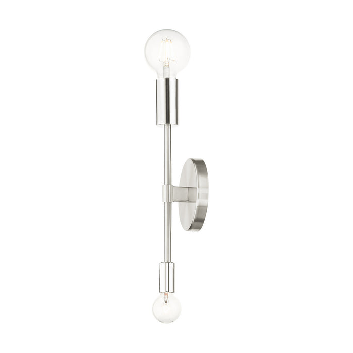 Two Light Wall Sconce from the Blairwood collection in Brushed Nickel finish