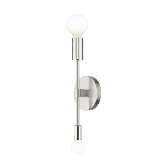 Two Light Wall Sconce from the Blairwood collection in Brushed Nickel finish
