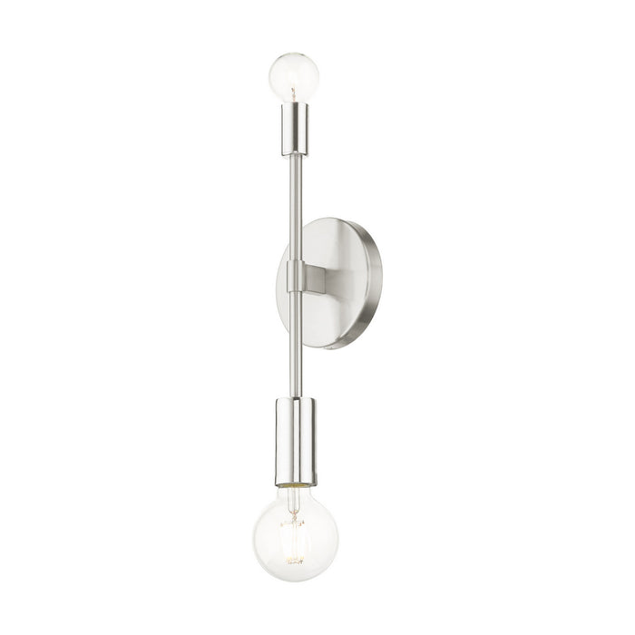 Two Light Wall Sconce from the Blairwood collection in Brushed Nickel finish
