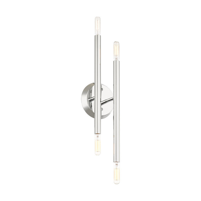 Four Light Wall Sconce from the Soho collection in Polished Chrome finish
