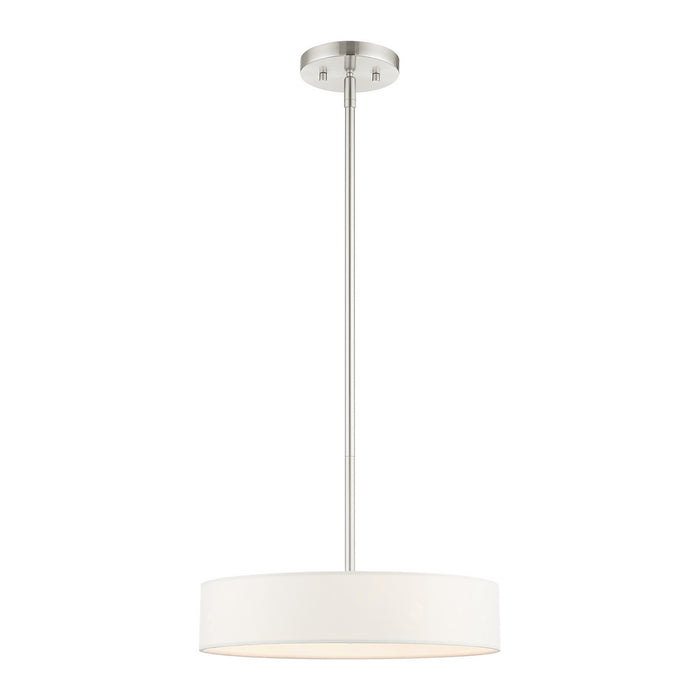 Four Light Pendant from the Venlo collection in Brushed Nickel finish