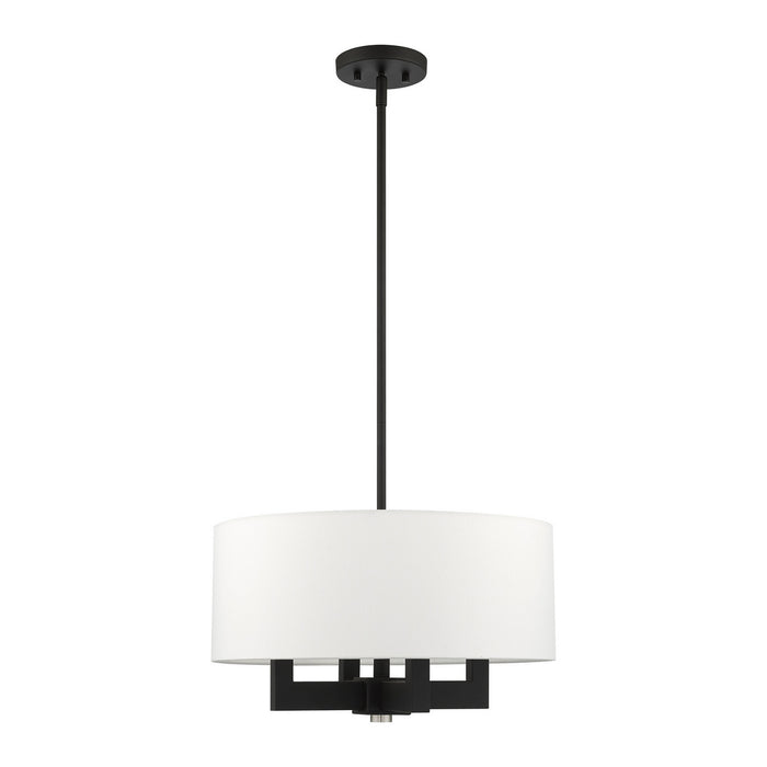 Four Light Chandelier from the Cresthaven collection in Black finish