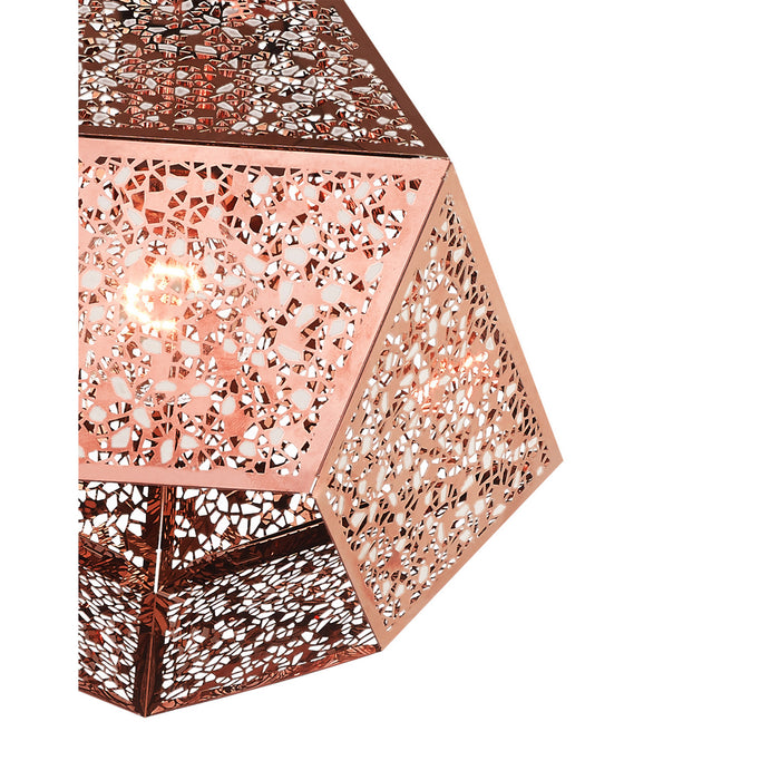 One Light Pendant from the Aberdeen collection in Rose Gold finish