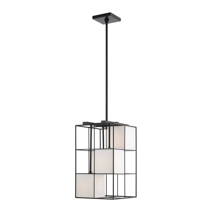 Four Light Pendant from the Trondheim collection in Black finish
