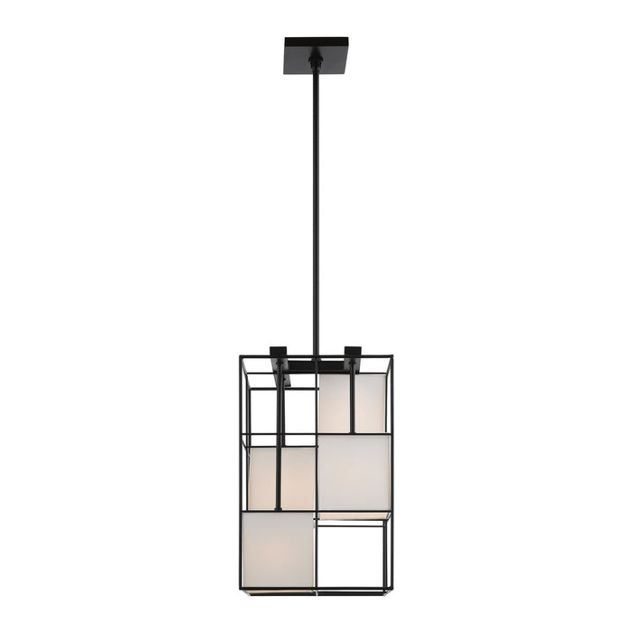 Four Light Pendant from the Trondheim collection in Black finish