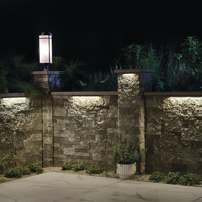 18``Hardscape from the Landscape Led collection in Textured Architectural Bronze finish