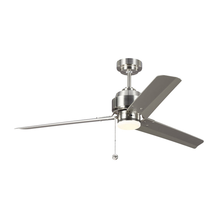 54``Ceiling Fan from the Arcade 54 collection in Brushed Steel finish