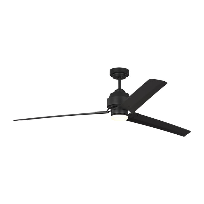 68``Ceiling Fan from the Arcade 68 collection in Midnight Black finish