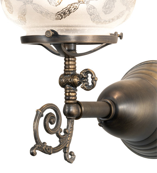 One Light Wall Sconce from the Revival collection in Antique Brass finish