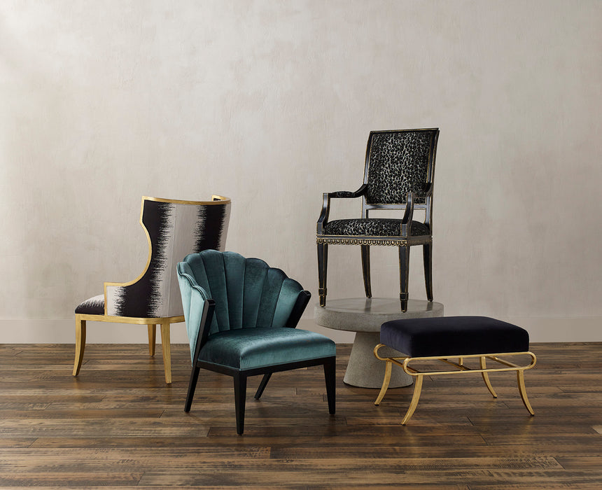 Chair in Antique Gold finish