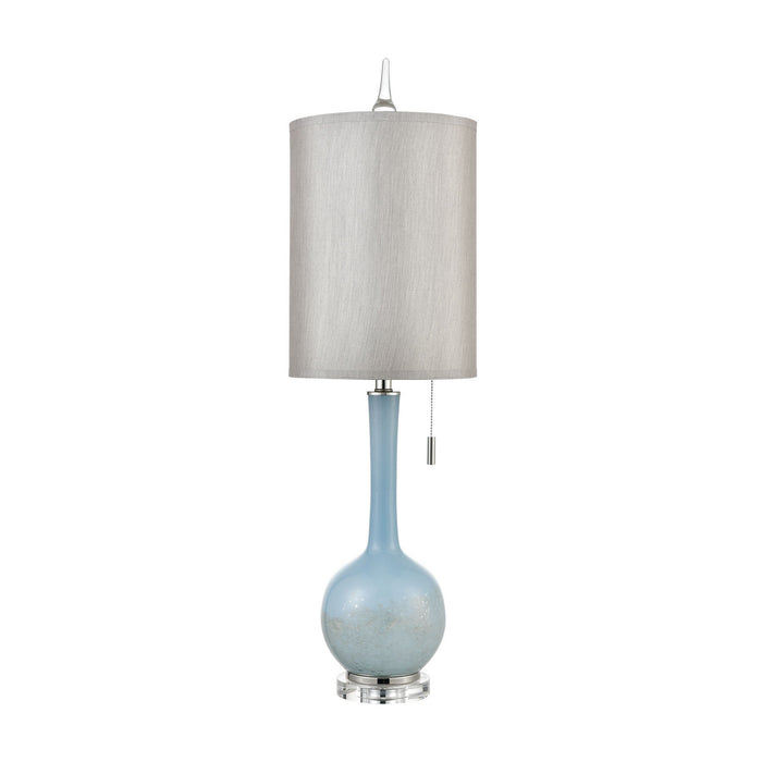 One Light Table Lamp from the Quantum collection in Polished Nickel finish