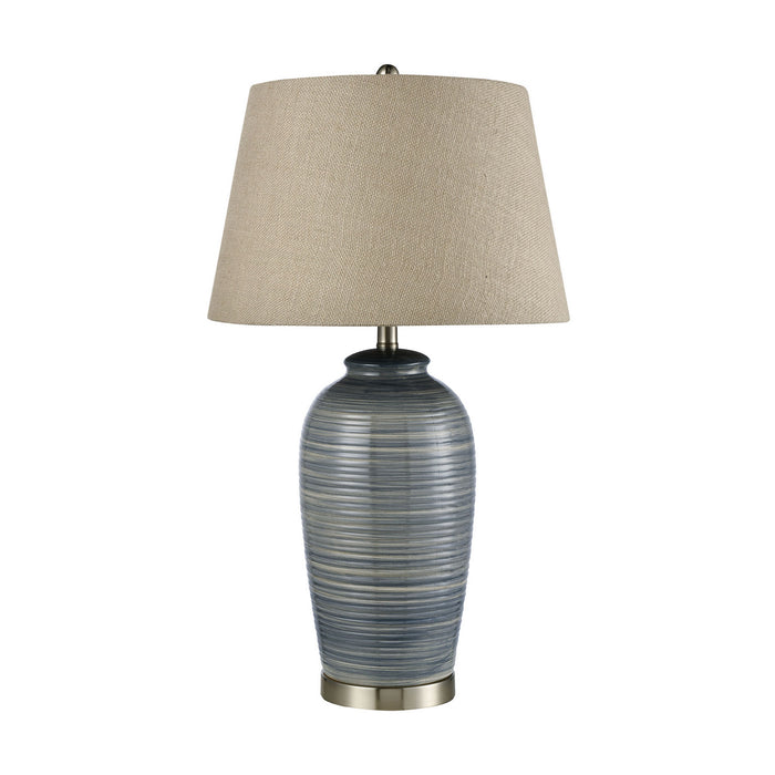 One Light Table Lamp from the Monterey collection in Satin Nickel finish