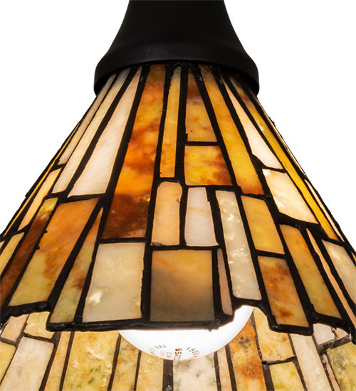 One Light Pendant from the Delta collection in Craftsman Brown finish