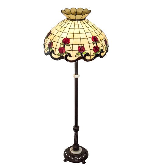 Three Light Floor Lamp from the Roseborder collection