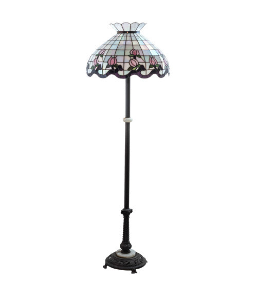 Three Light Floor Lamp from the Roseborder collection