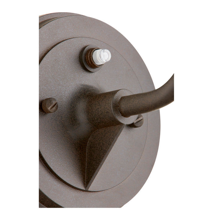 One Light Wall Mount from the Torrey collection in Oiled Bronze w/ Clear/Seeded finish