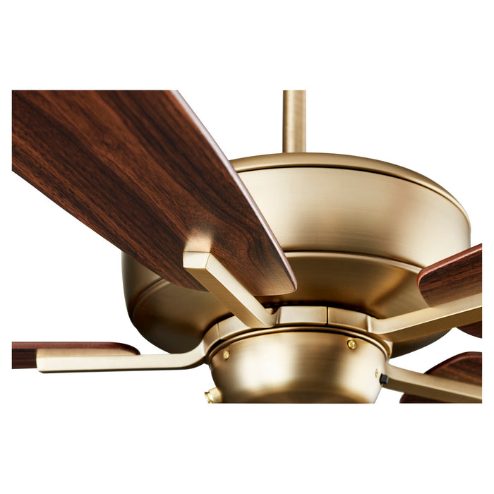 60``Ceiling Fan from the Breeze 60`` collection in Aged Brass finish