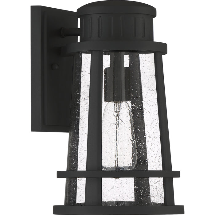 One Light Outdoor Lantern from the Dunham collection in Earth Black finish