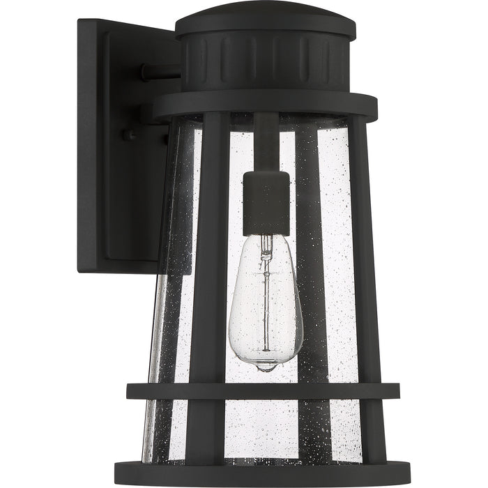 One Light Outdoor Lantern from the Dunham collection in Earth Black finish