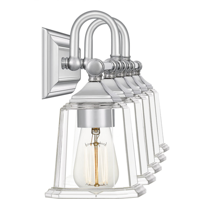 Five Light Bath Fixture from the Nicholas collection in Polished Chrome finish