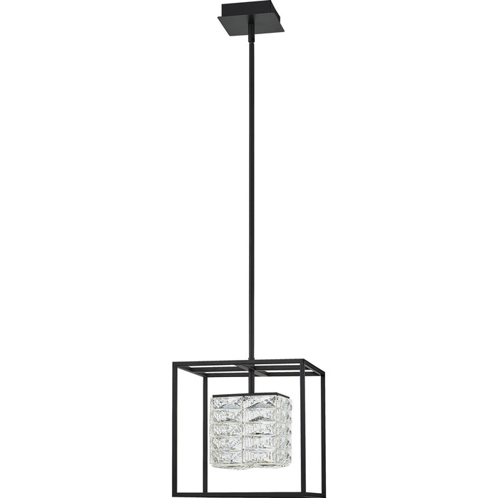 LED Pendant from the Dazzle collection in Matte Black finish