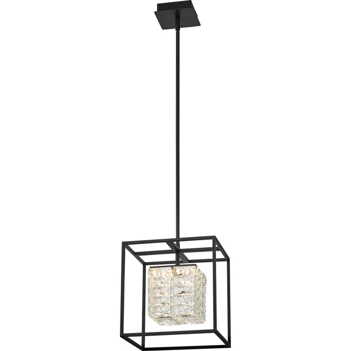 LED Pendant from the Dazzle collection in Matte Black finish