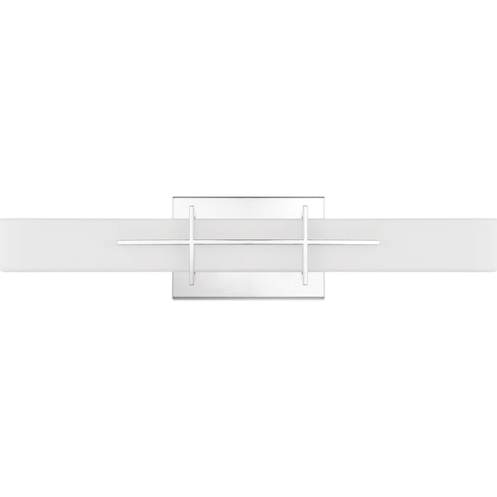 LED Bath Fixture from the Gemini collection in Polished Chrome finish