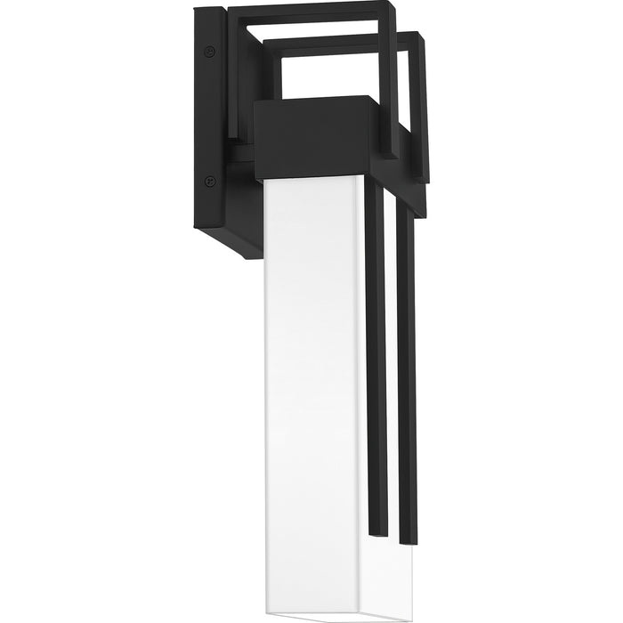 LED Outdoor Lantern from the Ruben collection in Matte Black finish